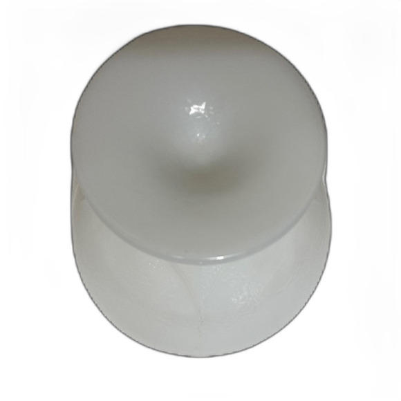 Vintage Indiana‎ Glass Milk Depression Glass Pedestal Dish Textured - Picture 11 of 11